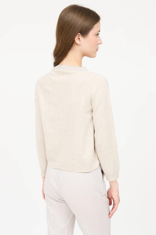 Fabiana FilippiKnit Bead Cardigan