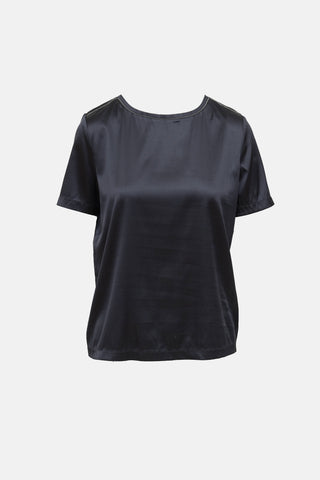 Fabiana Filippi Silk Beaded Top