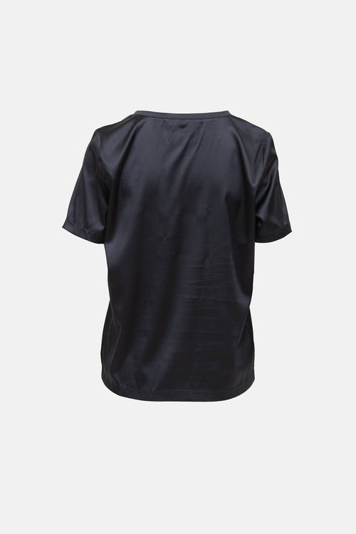 Fabiana Filippi Silk Beaded Top