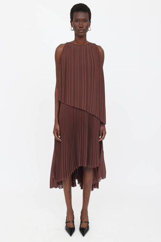 Fabiana Filippi Brown Maxi Dress
