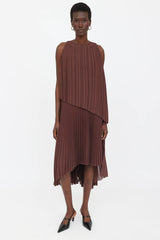 Fabiana Filippi Brown Maxi Dress