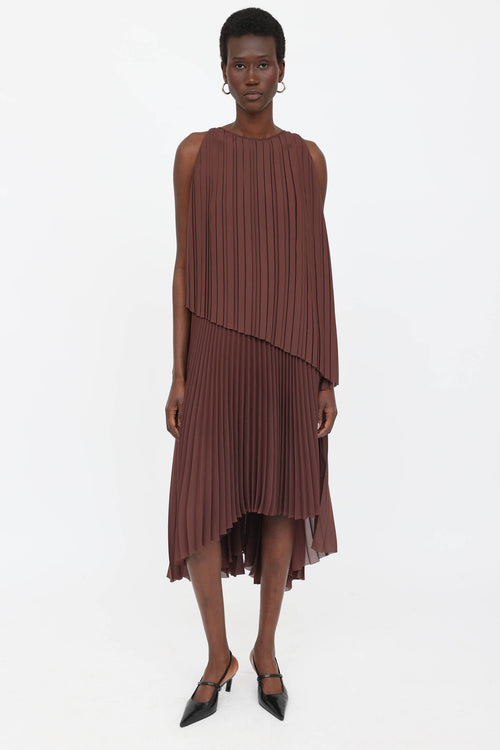 Fabiana Filippi Brown Maxi Dress