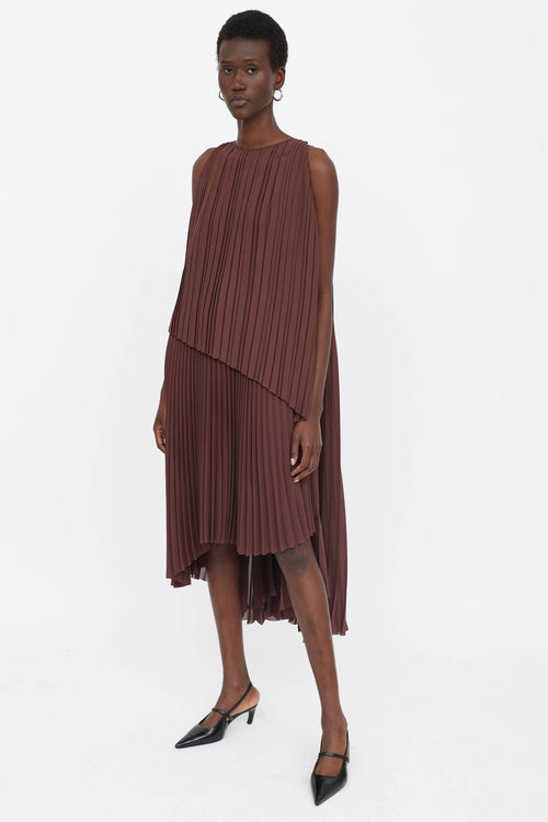 Fabiana Filippi Brown Maxi Dress