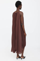 Fabiana Filippi Brown Maxi Dress