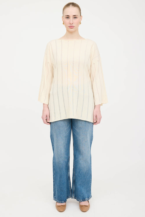 Fabiana Filippi Cashmere Beaded Sweater