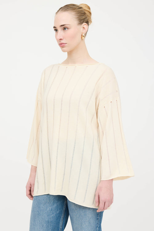 Fabiana Filippi Cashmere Beaded Sweater