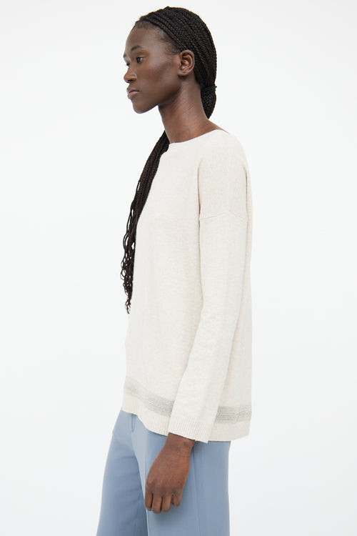 Fabiana Filippi Beige Wool Sweater
