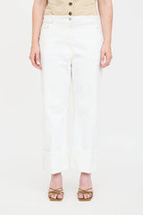 Fabiana Filippi Denim Beaded Jean