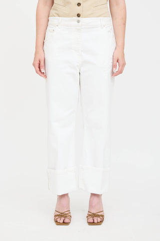 Fabiana Filippi Denim Beaded Jean