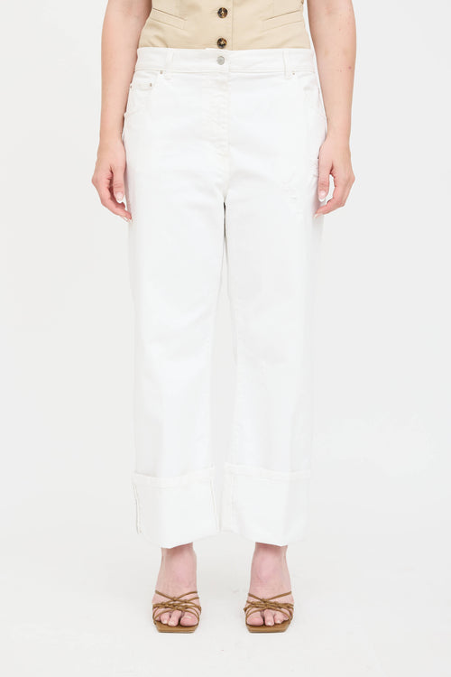 Fabiana Filippi Denim Beaded Jean