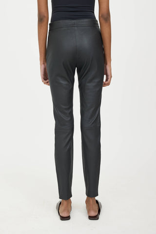 Fabiana Filippi Leather Skinny Pant