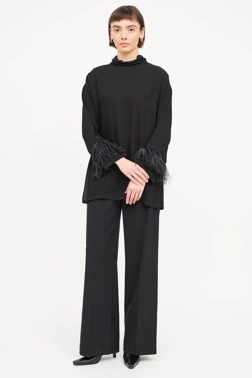 Fabiana Filippi Feather Tunic Top