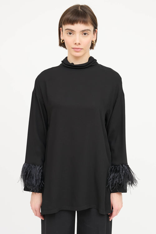 Fabiana Filippi Feather Tunic Top