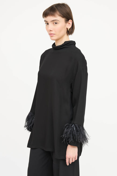 Fabiana Filippi Feather Tunic Top