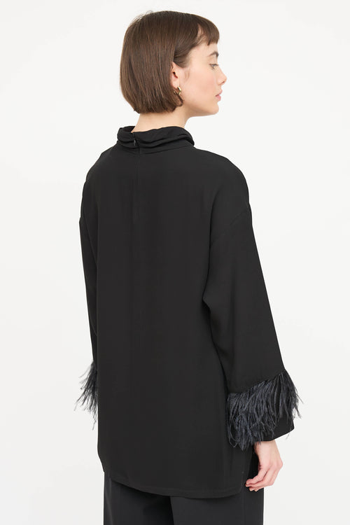 Fabiana Filippi Feather Tunic Top