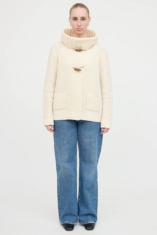 Fabiana Filippi Wool Toggle Cardigan