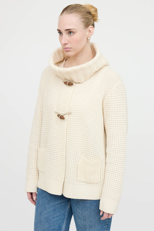 Fabiana Filippi Wool Toggle Cardigan
