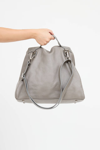 Fabiana Filippi Leather Beaded Trim Bag