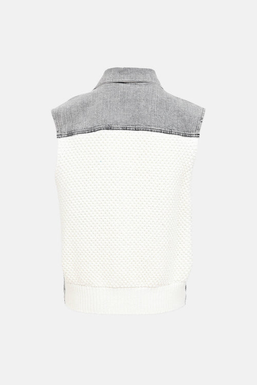 Fabiana Filippi Denim & Knit Vest