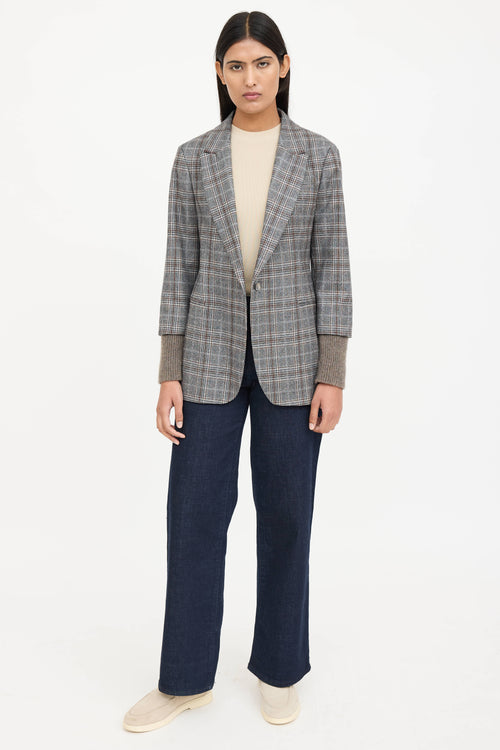 Fabiana FilippiWool Plaid Blazer