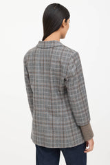 Fabiana FilippiWool Plaid Blazer
