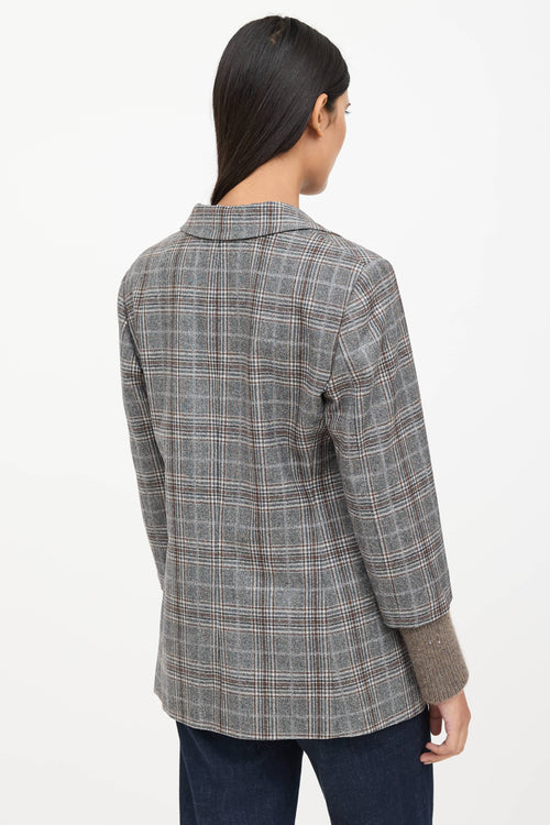 Fabiana FilippiWool Plaid Blazer