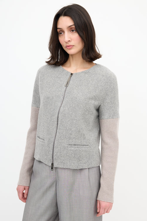 Fabiana Filippi Knit Sleeve Jacket