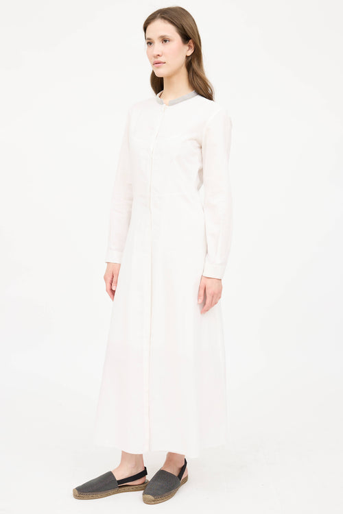 Fabiana FilippiBeaded Button Up Dress