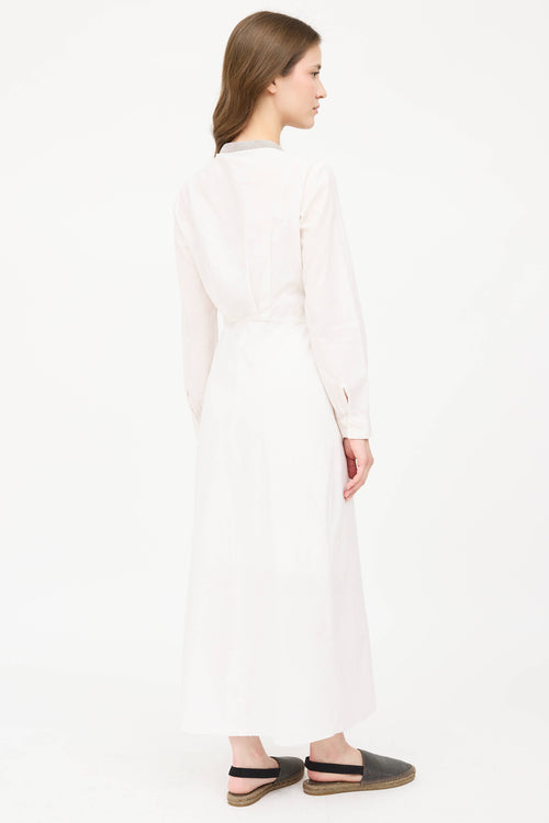 Fabiana FilippiBeaded Button Up Dress