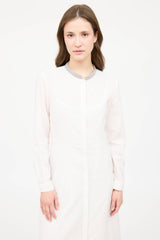Fabiana FilippiBeaded Button Up Dress