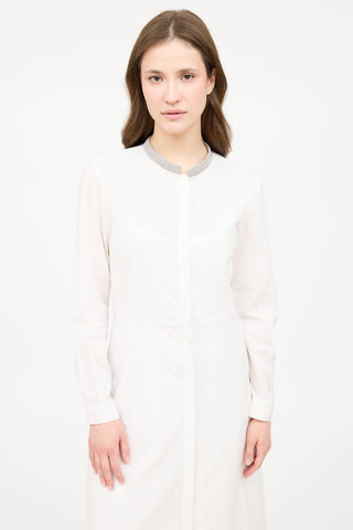 Fabiana FilippiBeaded Button Up Dress
