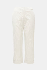 Fabiana Filippi Crinkled Satin Straight Leg Trouser