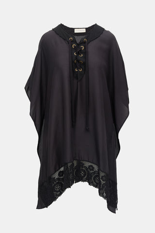 Faith Connexion Silk Tunic Dress