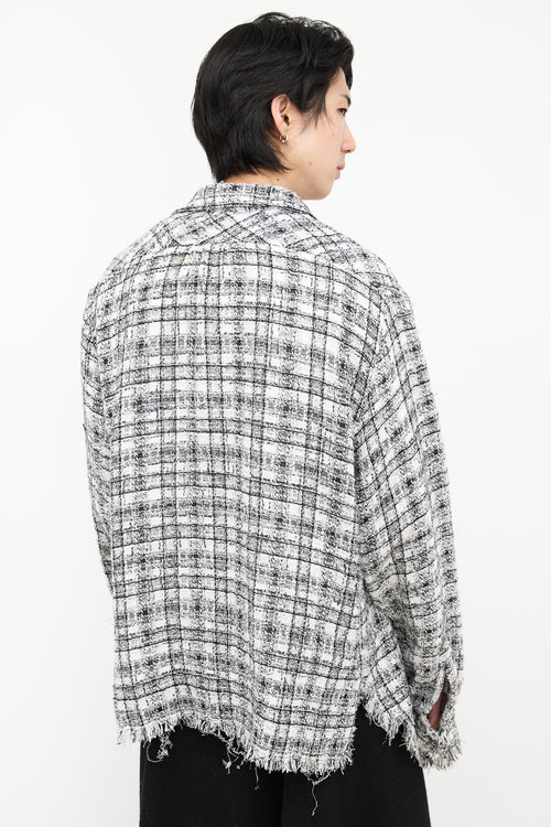 Faith Connexion Tweed Checked Shirt