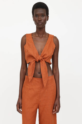 Linen Top & Pant Co-Ord Set
