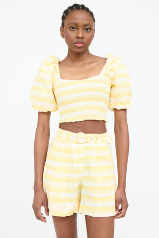 Faithfull the Brand Stripe Top & Short Set