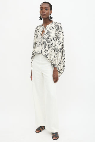 Faithfull the Brand Linen Ilride High Rise Pant