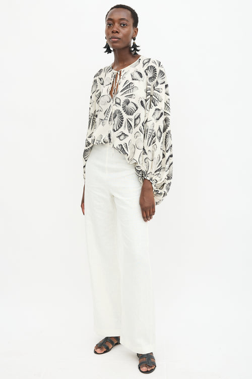 Faithfull the Brand Linen Ilride High Rise Pant