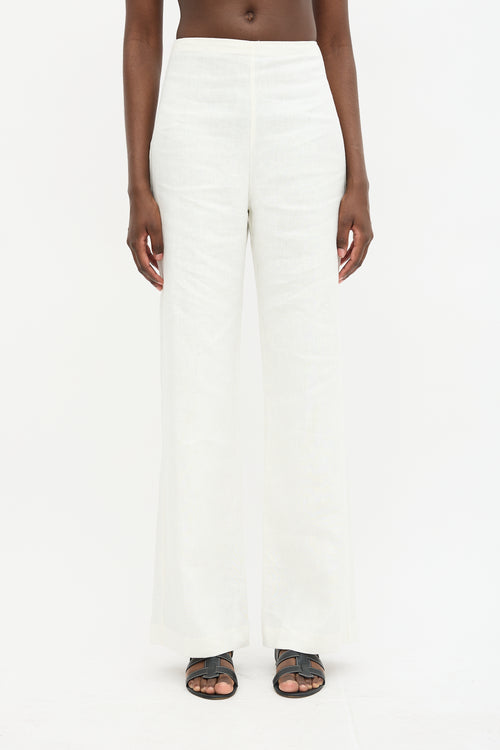 Faithfull the Brand Linen Ilride High Rise Pant