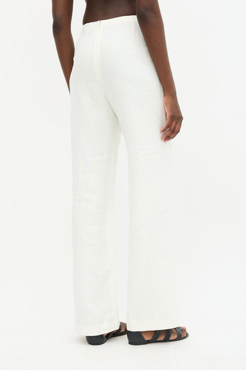 Faithfull the Brand Linen Ilride High Rise Pant