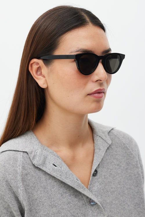 Fakeme Black Lowry Wayfarer Sunglasses