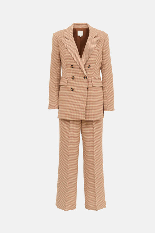 Houndstooth Blazer Co-Ord Set