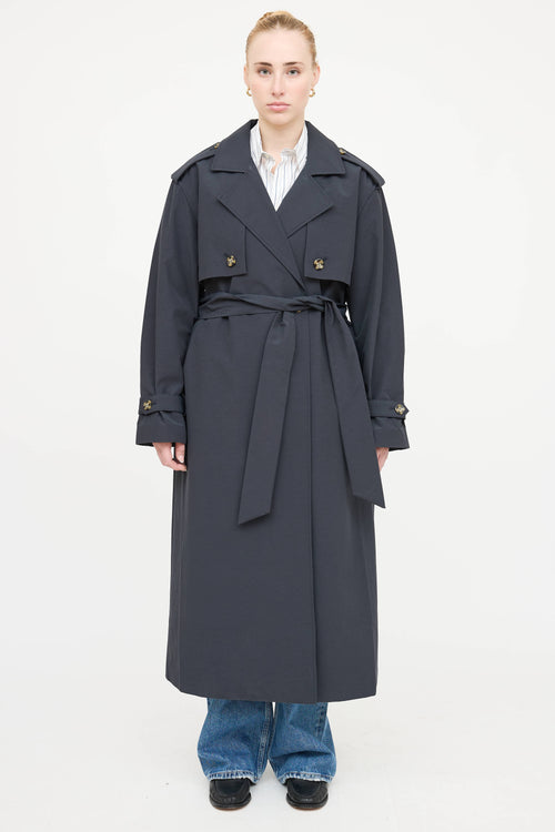 Favorite Daughter Double Breasted Trench Coat