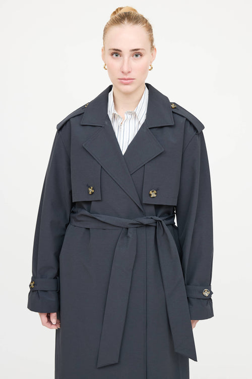 Favorite Daughter Double Breasted Trench Coat