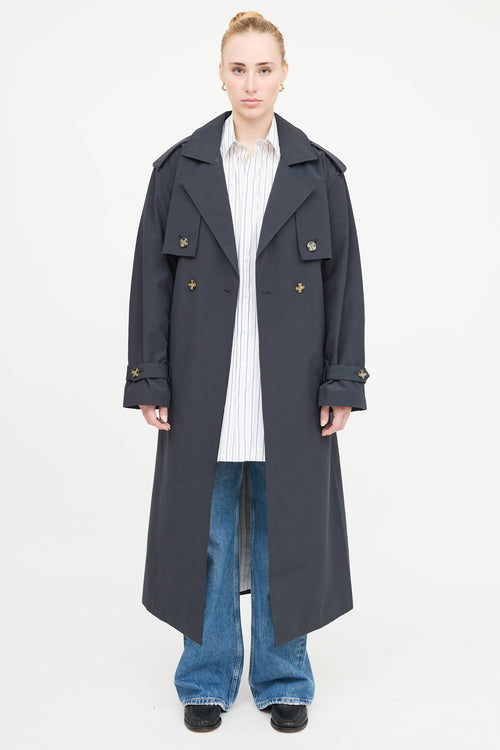Favorite Daughter Double Breasted Trench Coat