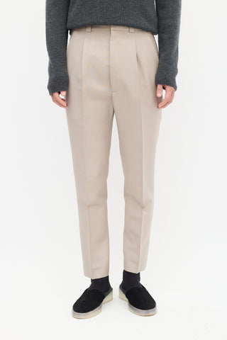 Fear Of God Beige Wool & Mohair Eternal Trouser