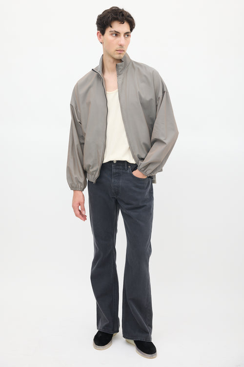 Fear of God Grey Wool Track Jacket