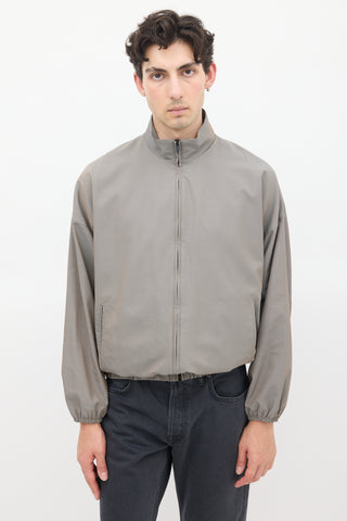 Fear of God Grey Wool Track Jacket