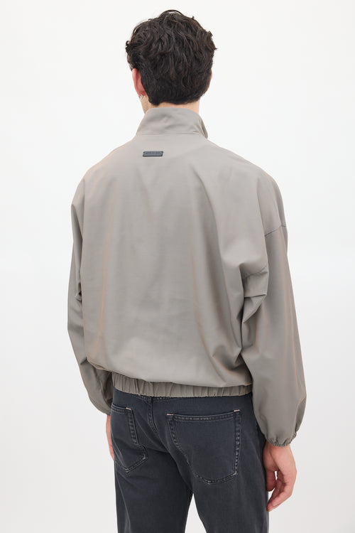 Fear of God Grey Wool Track Jacket