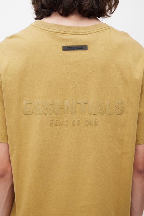 Fear of God Mustard Logo T-Shirt